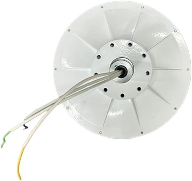 Wind Turbine Generator Kit, 1000W 12v 24v 48v New Energy Vertical Axis Brushless Ac Rare Earth Permanent Magnet Alternator Generator DIY Wind Turbine for Hybrid Solar Wind System(24V)