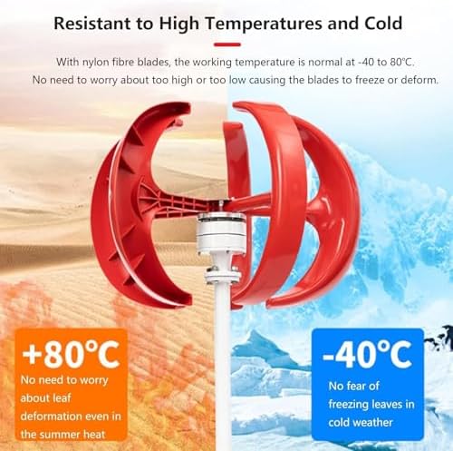 13000W Wind Turbine Generator Kit - Portable 12V/24V/48V/72V/110V/220V, 5 Blades & Controller - High-Efficiency Renewable Energy for Off-Grid Power Solutions