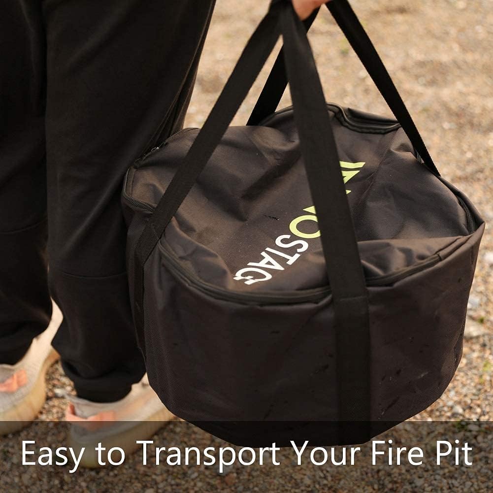 Stainless Fire Pit and Ash Shovel/Brush Set