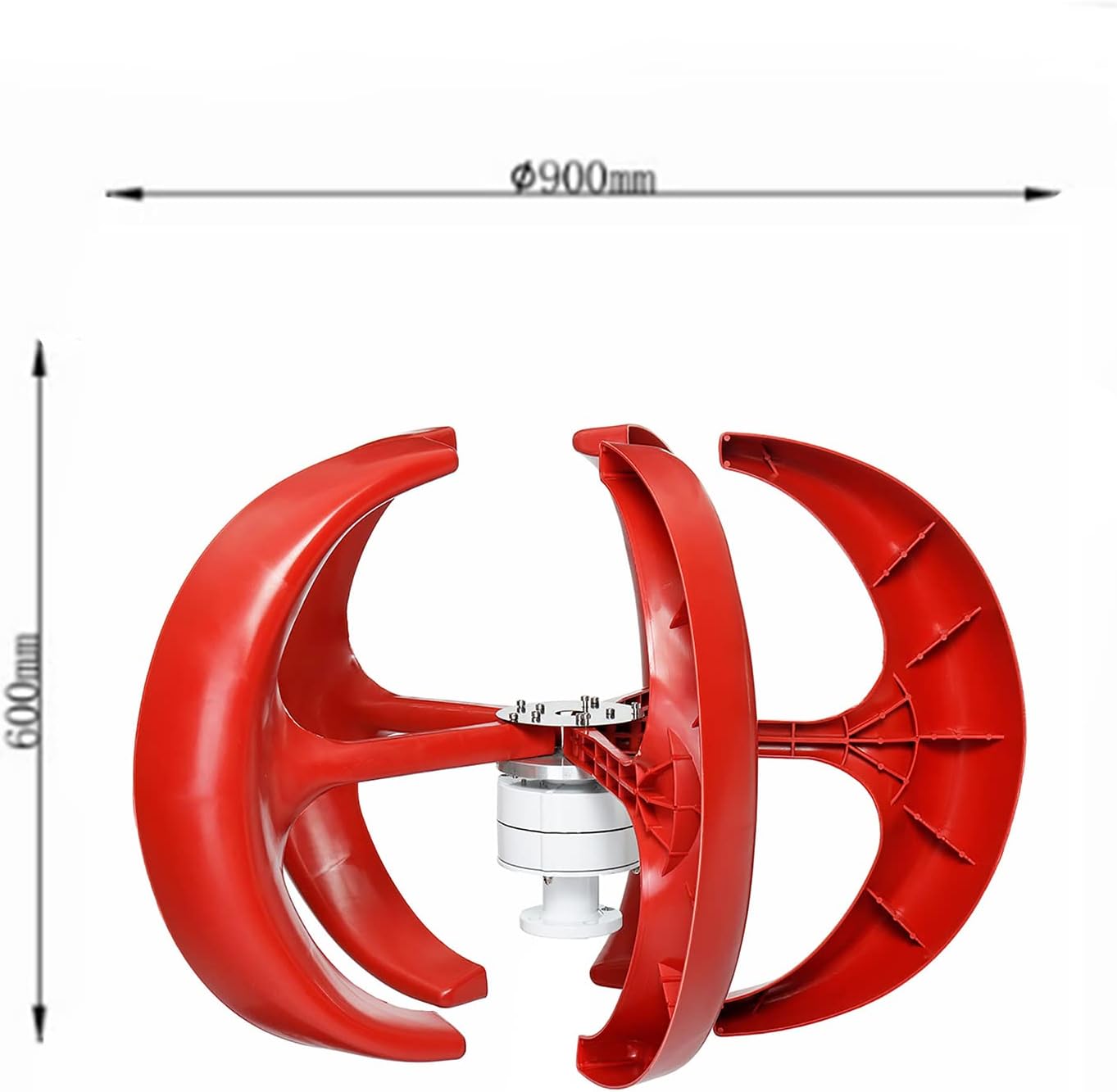 9000W No Noise Vertical Wind Turbine Generator,Portable Vertical Wind Power Turbine Generator Kit with Controller for Home Street Lighting