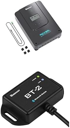Renogy 60A MPPT Solar Charge Controller + BT-2 Bluetooth Module Kit – Wireless Monitoring & Auto-Adjustment