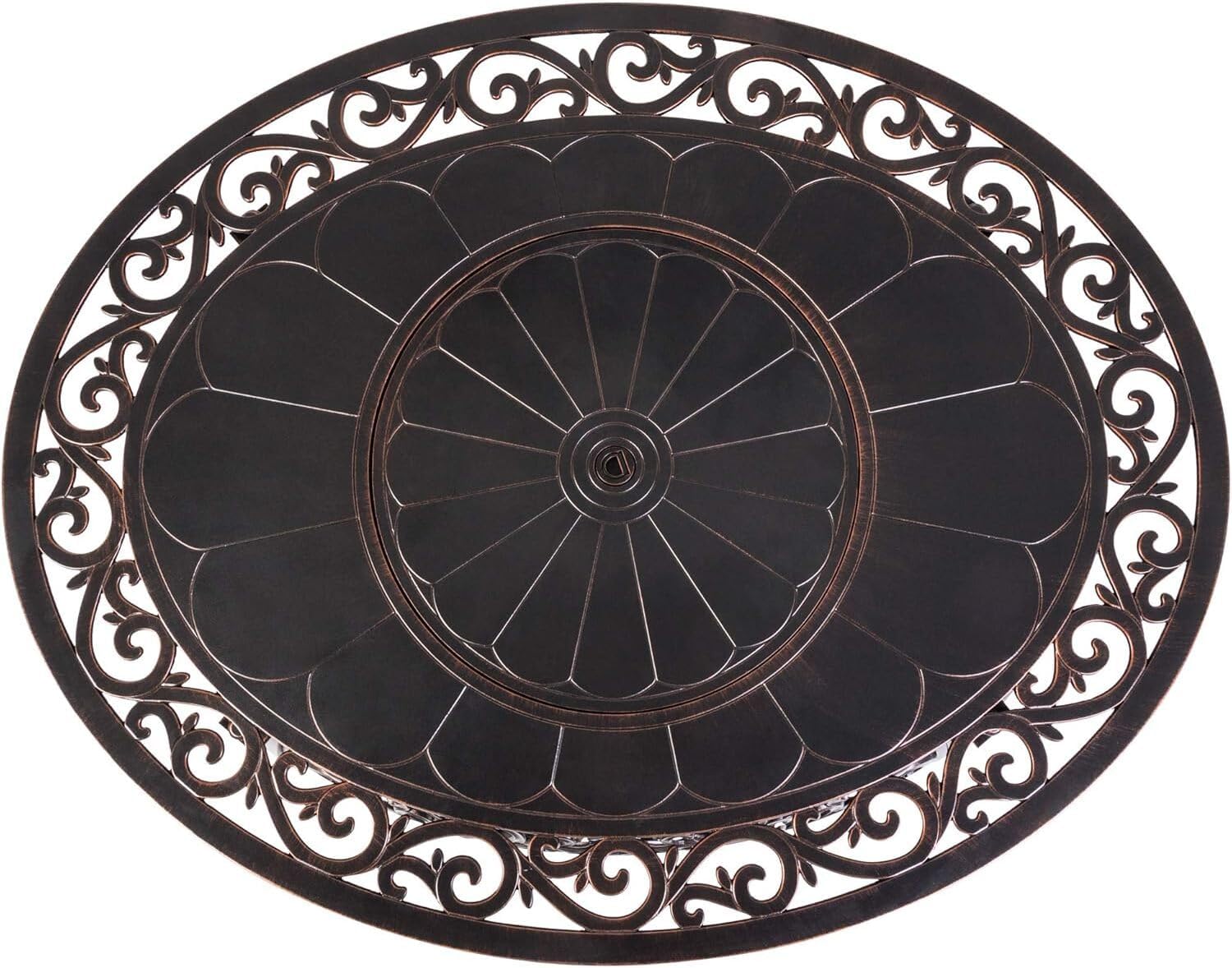 Aluminum Outdoor Fire Pit Table - 48