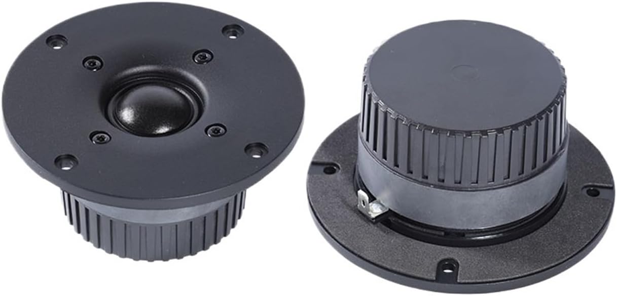 2pcs 4 Inch Dome Silk Film Tweeter 6ohm 20W DIY Bookshelf Speaker Anti-Magnetic Home Sound Music Theater