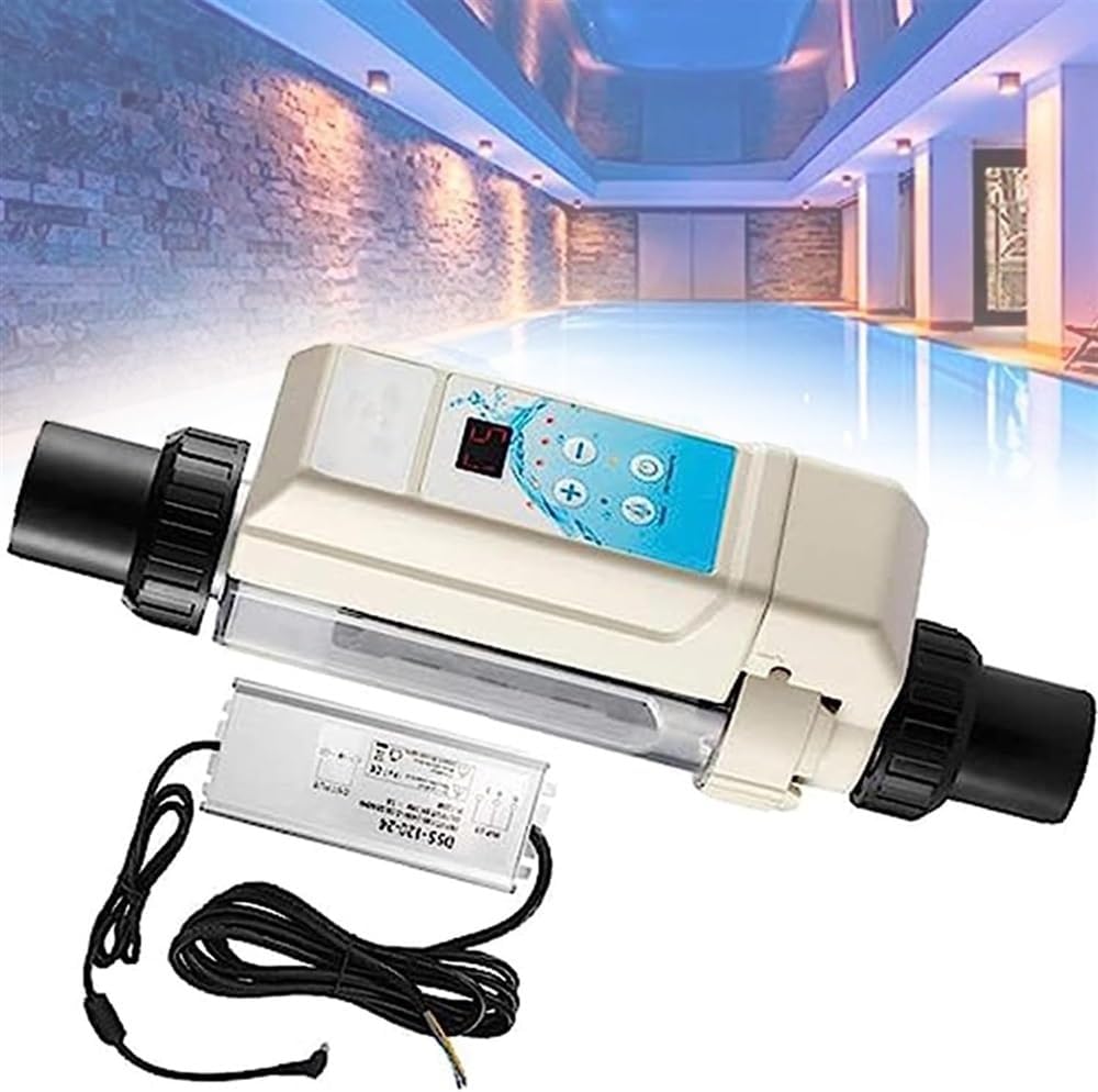 Electronic Chlorine Generator, 8/16/12/20g/h Chlorine Generator System Water Level Detection Plastic Salt Level (Size : 16g/h)