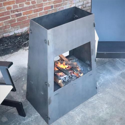 Modern Steel Chiminea