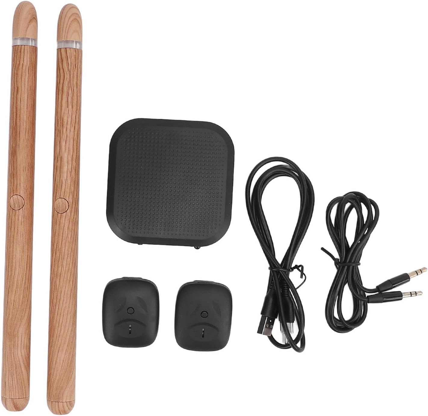 Virtual Electronic Drum Set, Smart Electronic Drum Set Machine for Beginners Adults Kids Gift, Air with Drumsticks Pedals, Play Anywhere