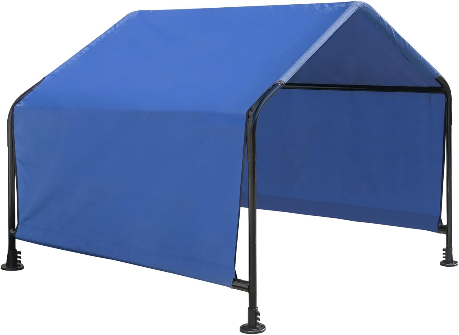 ShelterLogic 5' Outdoor Pet Shade, Versatile Pet Canopy Tent for Medium to Large-Breed Dogs, Cats, Small Animals and Livestock, Blue