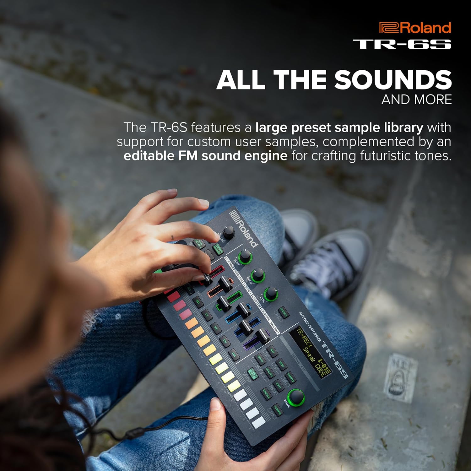 Roland TR-6S Drum Machine with Six Authentic TR Sounds and AIRA J-6 Portable Song Creation Machine with JUNO-60 Synth Engine