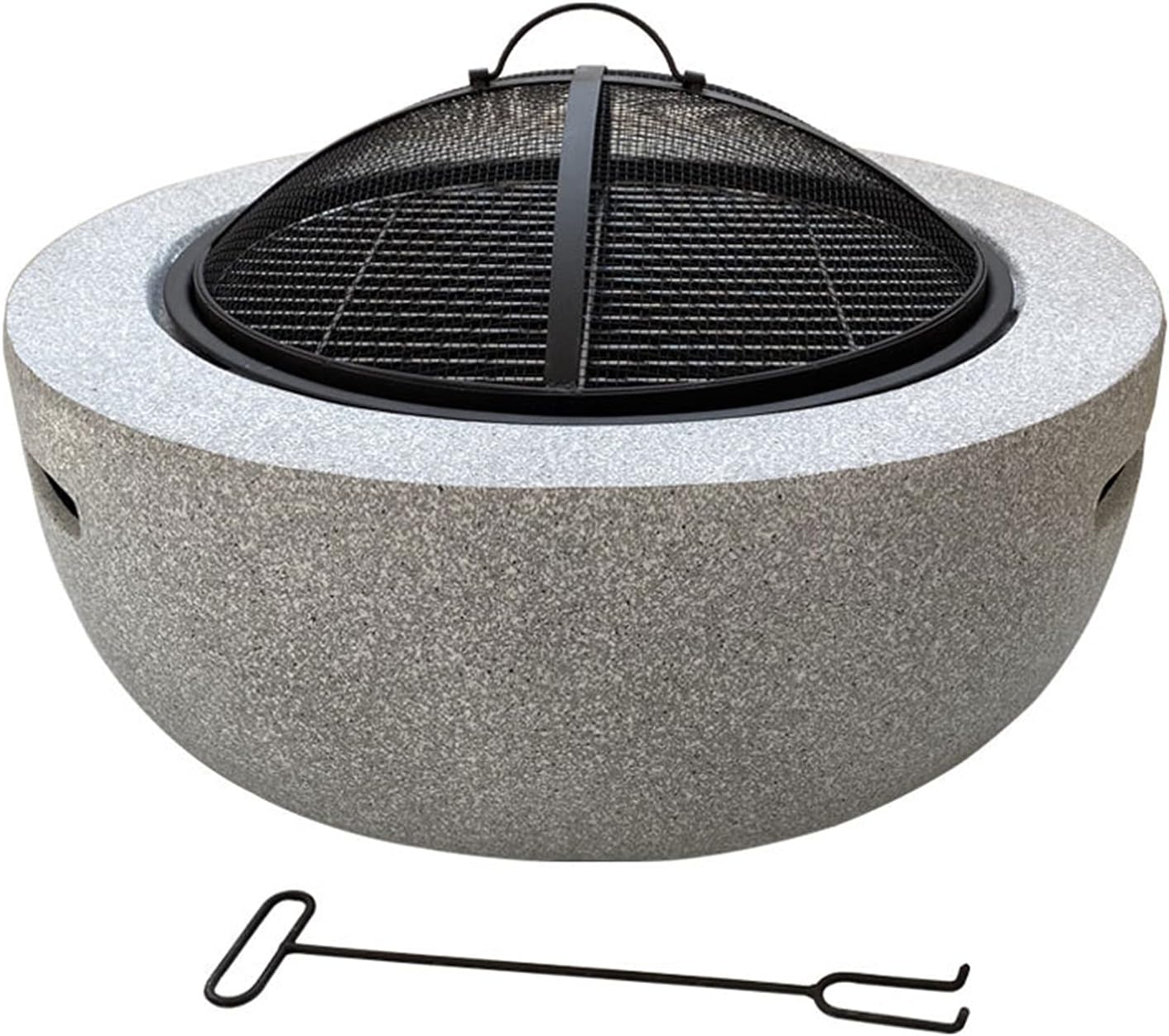 Outdoor Brazier Outdoor Heating Brazier Wood Stove Villa Homestay Heating Stove Grill Fire Rack Courtyard Indoor (Color : White Size : 60x30cm) (White 60x30cm)