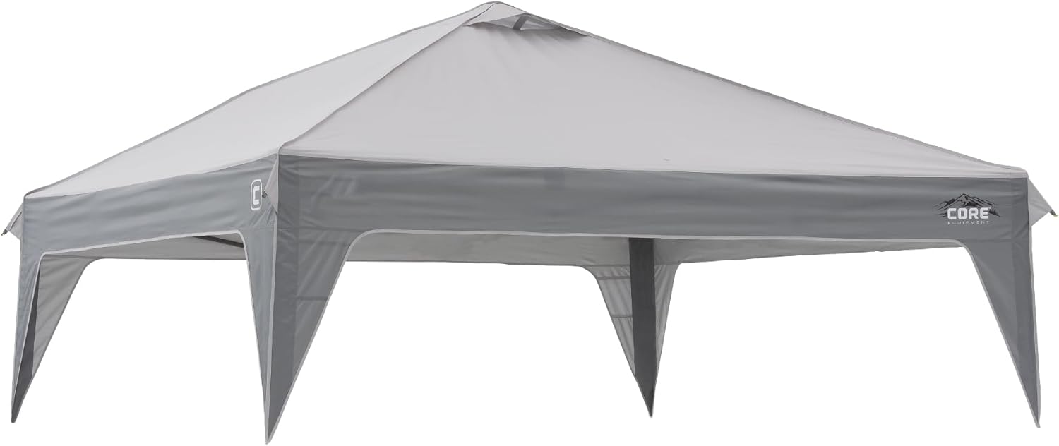 CORE 10x10 Replacement Top for Straight Leg Pop Up Canopy Tent | UPF 50+ Sun Protection with Vented Top and Built-in Storage Pockets