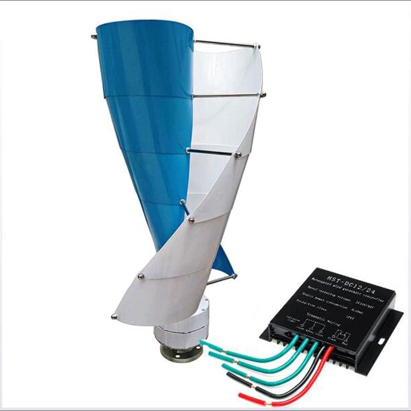 Wind Power Generator,12V 24V 48V with MPPT Controlle 8000W Vertical Wind Turbine Three-Phase AC Wind Turbine Generator Kit