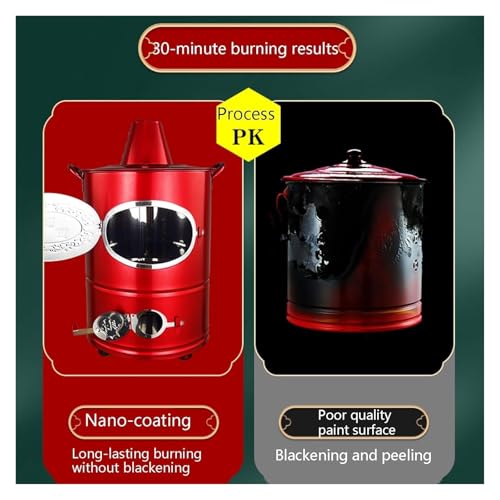 Smokeless Outdoor Burn Barrel - Efficient Incineration Drum for Trash Disposal in Yards & Parks - Eco-Friendly Fire Pit for Waste Management