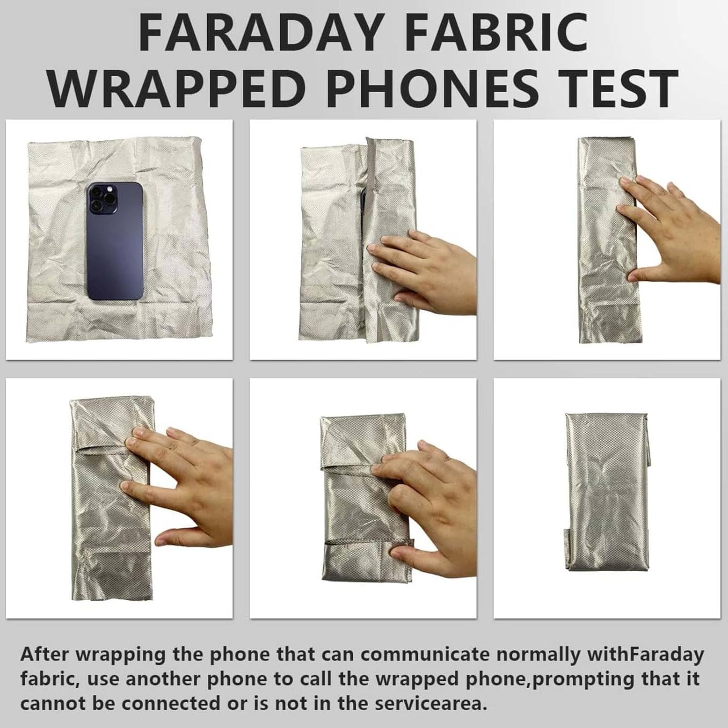 Faraday Cloth EMP Proof for Generators Faraday Cage for Generator Conductive Material Cover for WiFi, Cell, Bluetooth, RFID, Shields RF,gold-9x1.1m