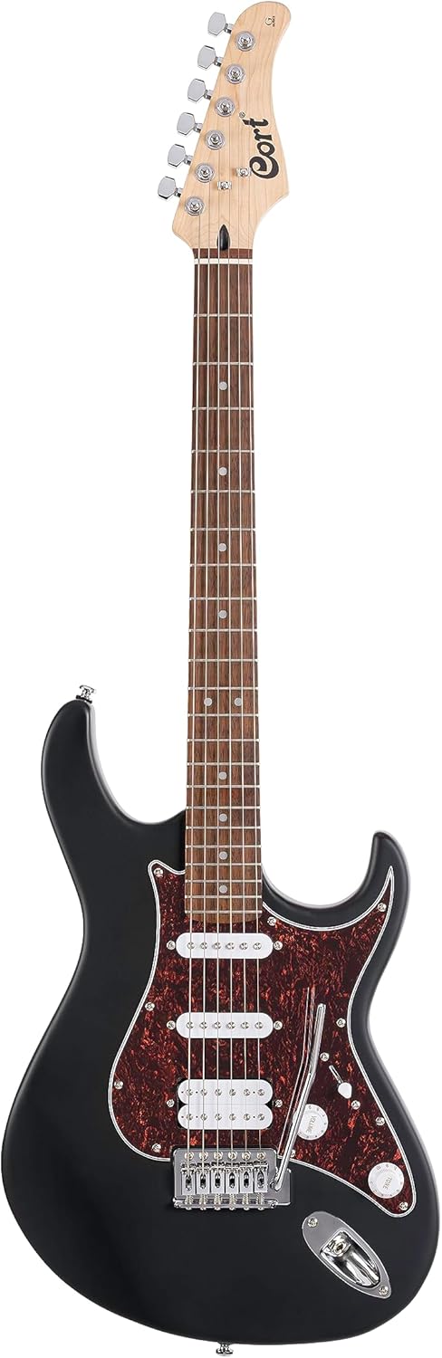 Cort G Series 110 Electric Guitar, Open Pore Black Cherry