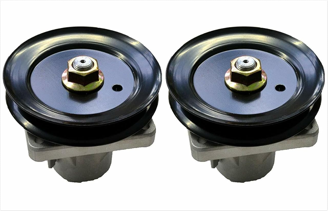 Replacement Tool Part for Chainsaw 2-Pack Mower Deck Spindle Assembly for MTD 618-0116 918-0116 with Pulley (US0724-0673)
