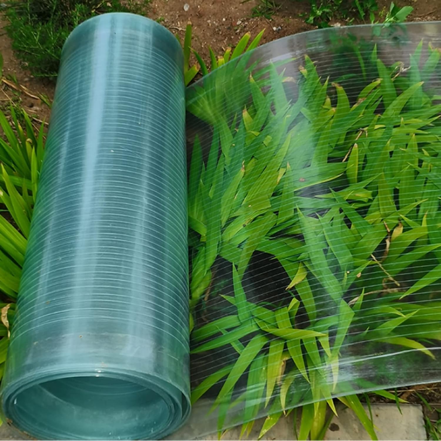 Rain-Proof Insulation, FRP Sunroom Transparent Panels 0.8mm Glassfiber Panel Impact for Outdoor Garden and Greenhouse Covering Easy to Cut (Color : A-0.8mm, Size : 1x2m)