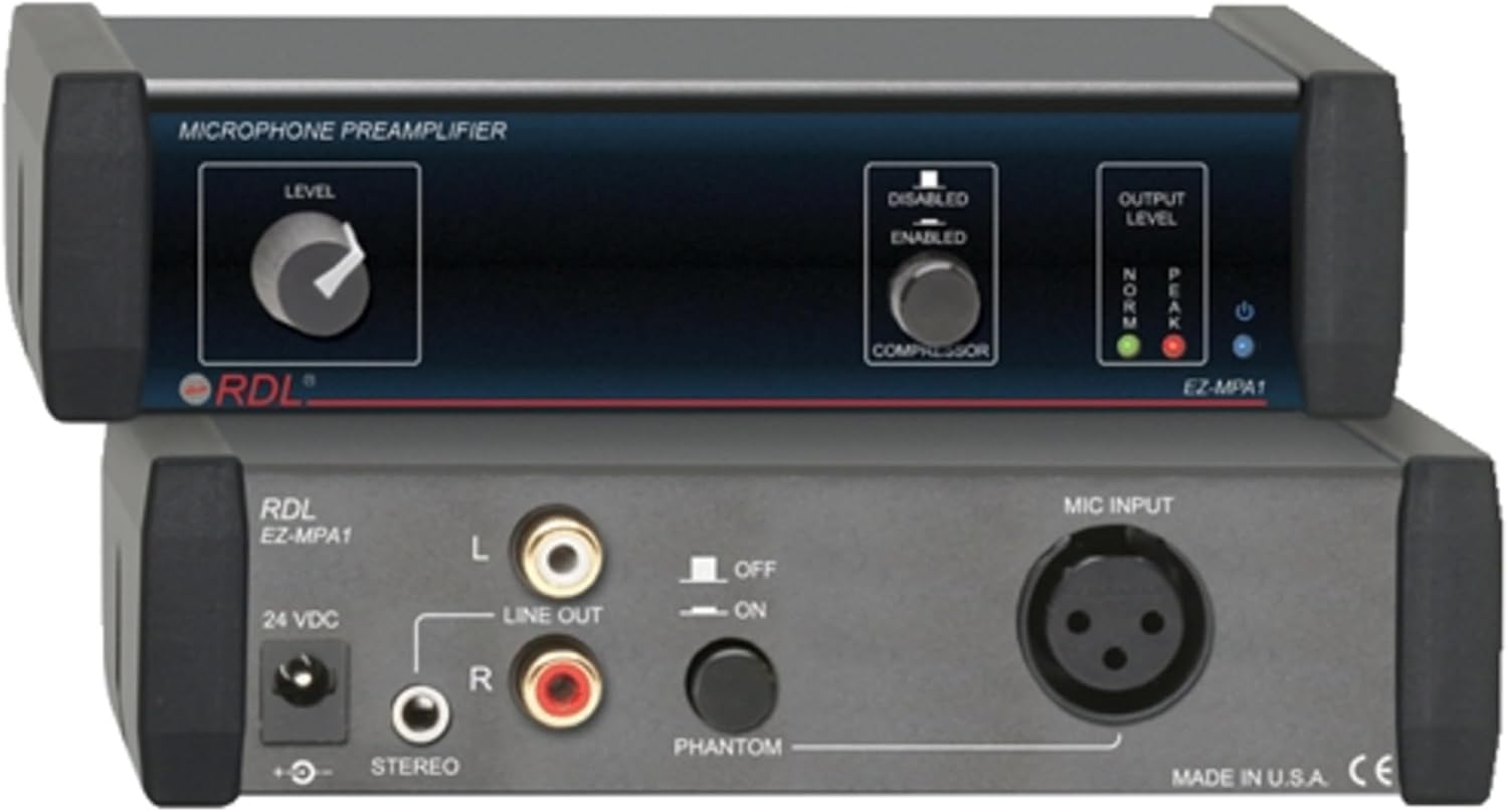 RDL EZ-MPA1 Microphone Preamplifier