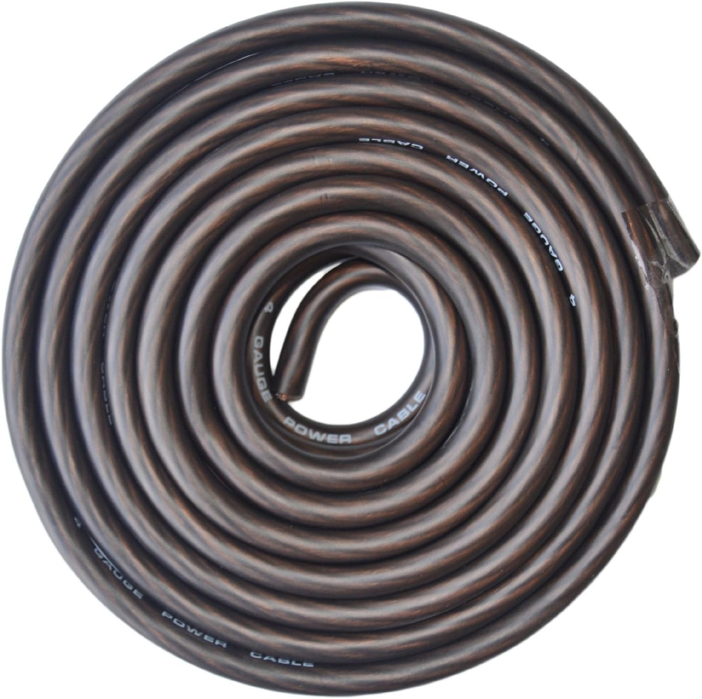 KIT0-25RB 0 Gauge 50' Red/Black Power/Ground Wire Amplifier Amp Kit KIT0-25RB