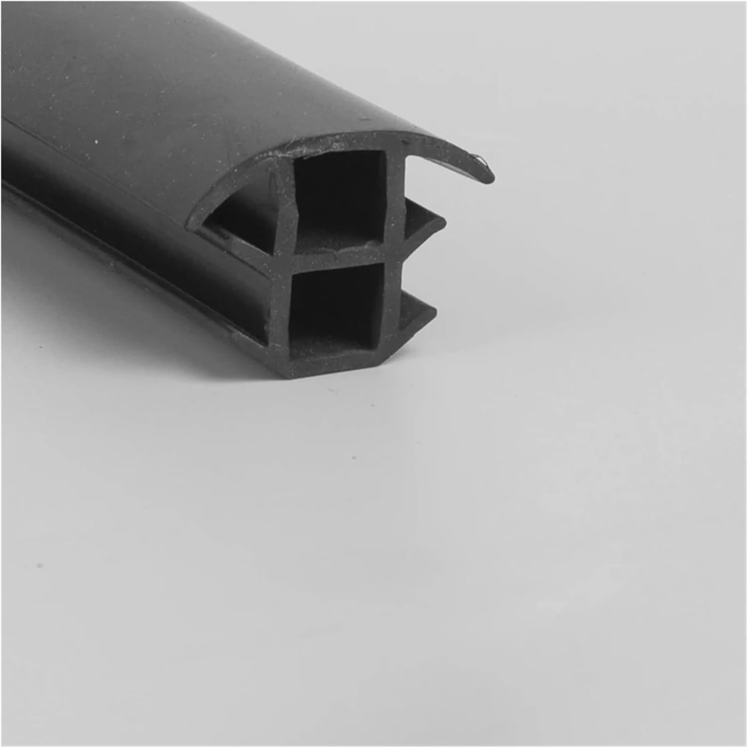 Custom Rubber T Strip for Solar Photovoltaic Bracket Metal Cable Trench Cover Monocrystalline Solar Panel Sealing Black(Black+White,3 Meters)