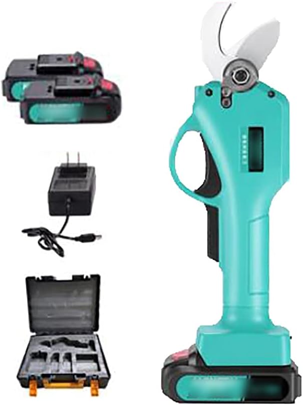 Professional Electric Pruner Electric Pruning Shears High Strength Alloy Carbon Steel Blade Maximum Cutting Diameter Utoonly Weighs 0.7Kg Non Slihandle