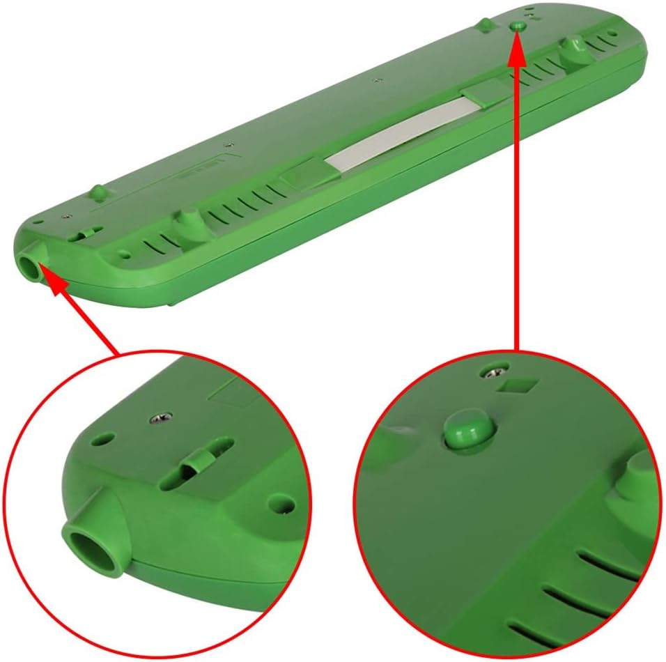 37 Key Melodica Instrument Gift For Kids Beginners Students, Soft Long Tubes, Short Mouthpieces And Carrying Bag, Air Piano