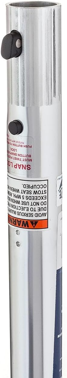 Attwood SP-39004 1.77 Series Adjustable Aluminum Snap-Lock Seat Pedestal,16-20
