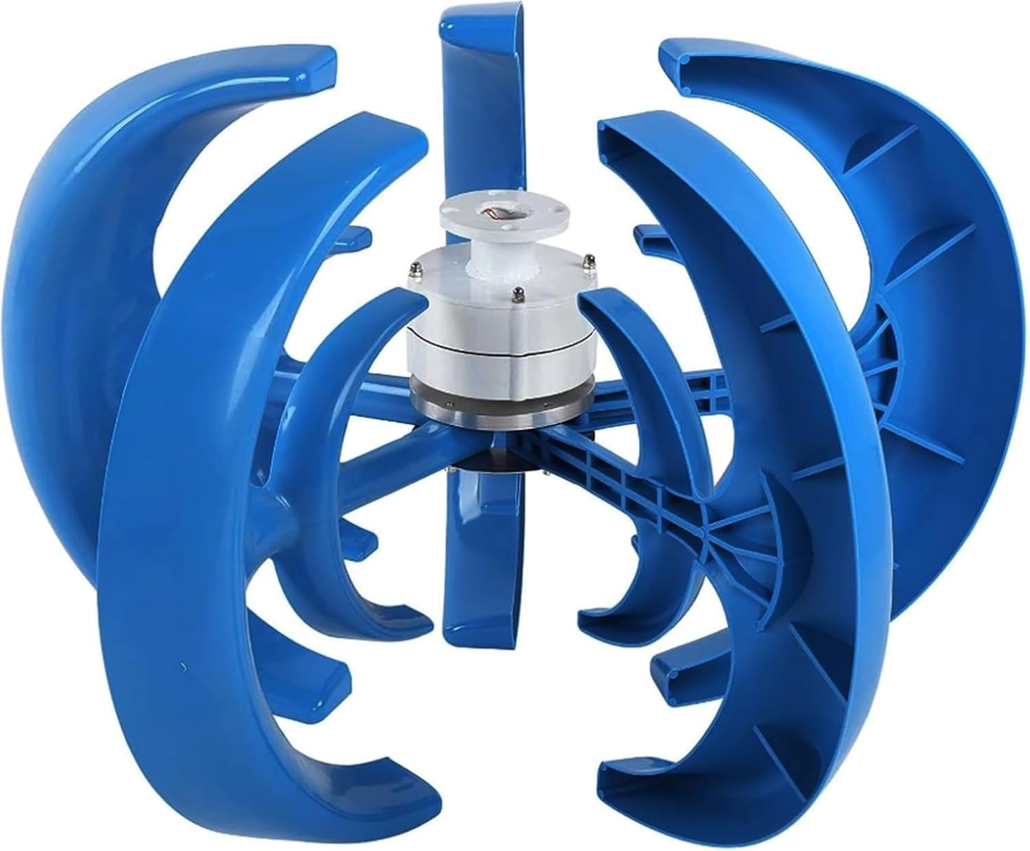 9000W Wind Turbine Generator, Vertical Axis 5 Blades Outdoor Windmill Kit with MPPT Controller for Home Use Vertical Axis