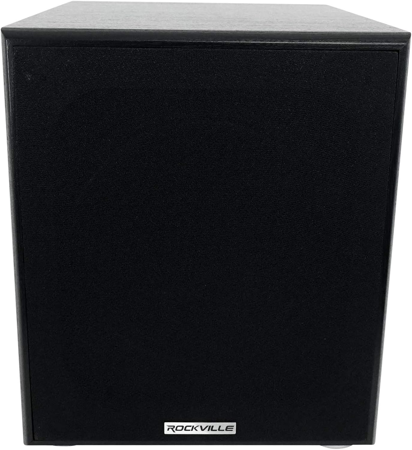 Rockville Rock Shaker 10 Black 600W Powered Subwoofer, Class-D Amp, Adjustable Crossover, MDF Enclosure, for Home Theater and Studio