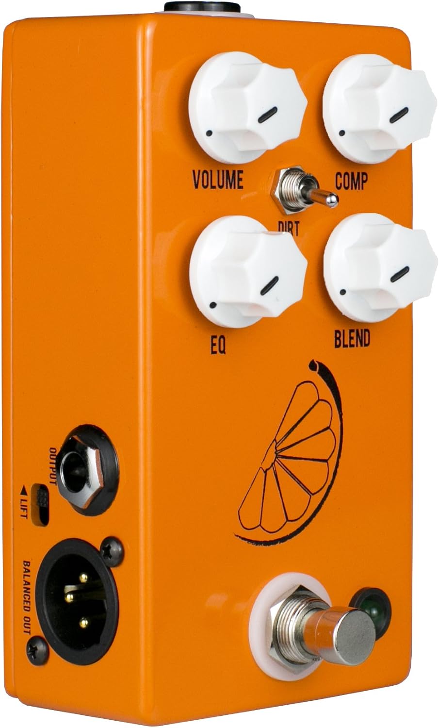 JHS Pulp N' Peel V4 Compressor Guitar Effects Pedal & Keeley Caverns V2 Reverb and Delay Pedal, White (KCav2)