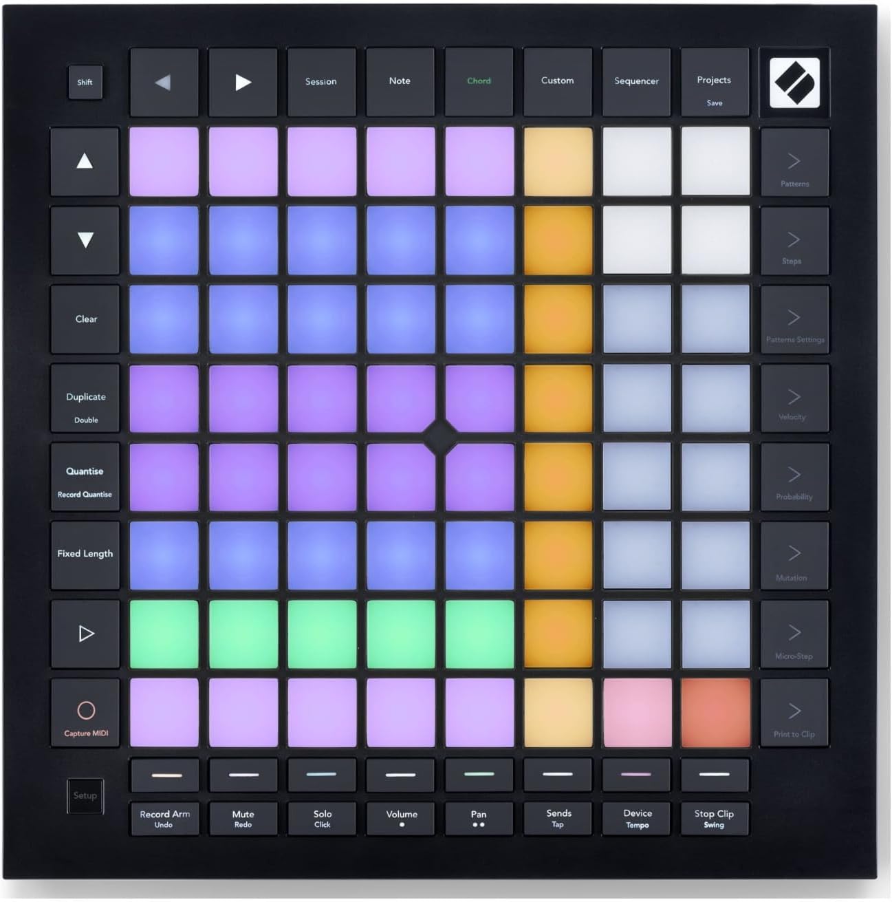 Novation Launchpad Pro MK3 USB MIDI Ableton Live Controller Bundle with 4-Port USB 3.0 Hub (2 Items)
