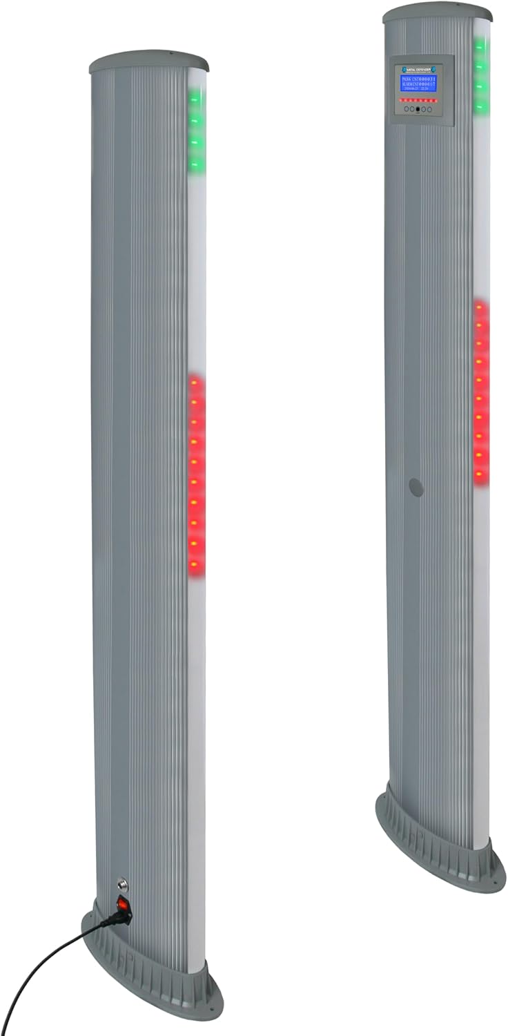 Single Panel 5 Zone Walk-Through Metal Detector,Metal Detector Door Frame,Door Sensor,Detector Sensor,Airport Baggage Scanner Safety,Metro and Train Station Checkpoint Detector