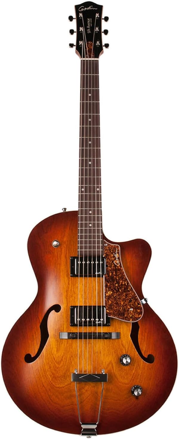 5th Avenue Cutaway KingPin II HB CW Cognac Burst