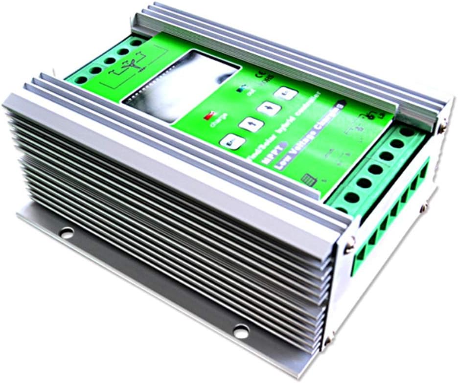 1400W MPPT Wind Turbine Solar Charge Controller 800W Wind Turbine 600W Solar Charge Controller 12V/24V Auto Boost Hybrid Controller with Free Dump Load Solar Controller