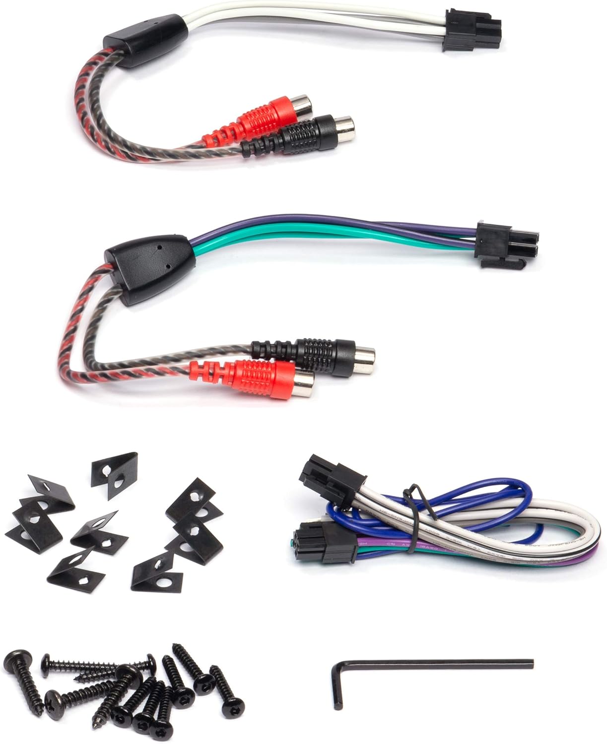 BOSS Audio Systems BHD3F Harley Davidson Bike Front Speakers Kit System – Fits Select 1998+ Electra, Road Glide and Street Glide Motorcycles, 4 Channel Amplifier, 6.5 Inch Full Range 300-Watt Speakers