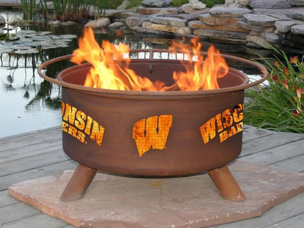 Patina Products F217, 30 Inch University of Wisconsin Fire Pit