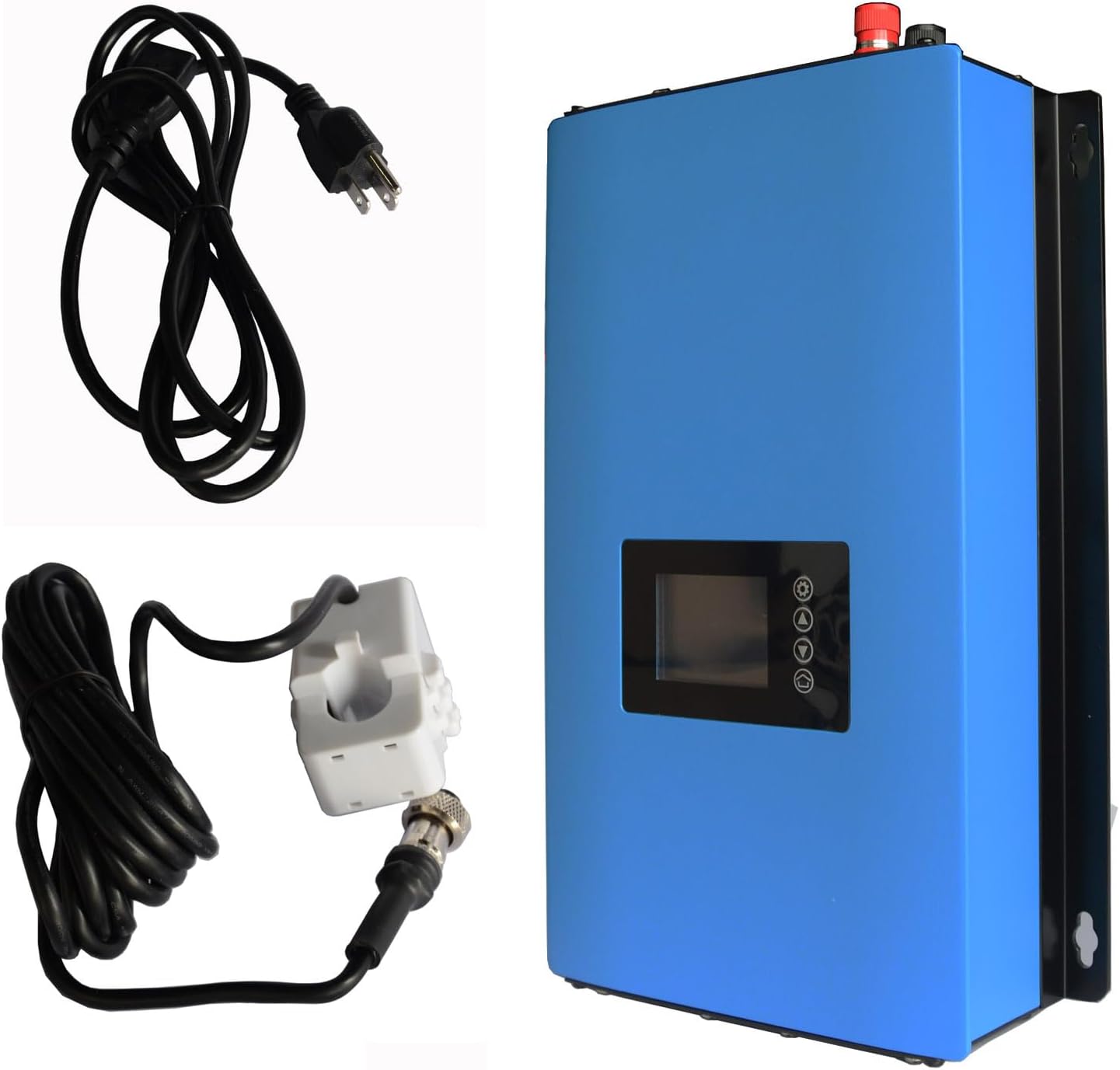 TINGEN 1000W Solar Grid Tie Inverter DC Input 22-65V AC Output Auto Switch 110V or 220V Solar Power Solar Panel or Battery Grid Tie Inverter with LCD Display with Limiter (22-65V)