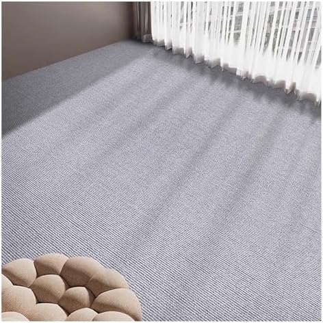 Soundproof Carpet Household Sound-Absorbing and Shock-Absorbing Pad Floor Thickening Fitness Piano Drum Noise Reduction Mat(Light Gray,120x200cm/47.2x78.7in)
