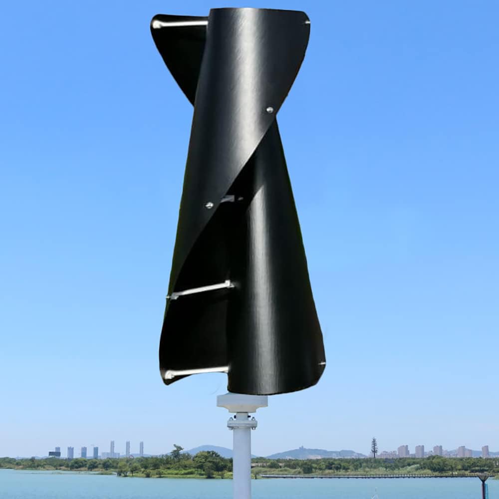 2000W 220V AC Vertical Wind Turbine 2KW 3 Phase Maglev Axis Coreless Permanent Magnet Wind Power Generator Windmil Off Grid for Home Industrial Camping Boat Use Free Energy