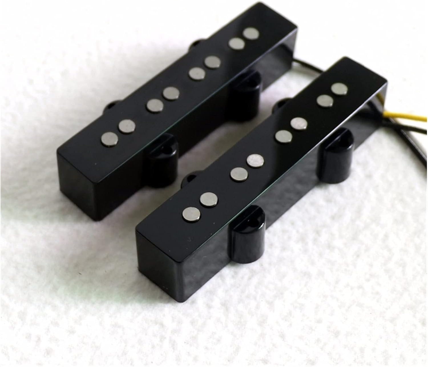 Double Coil Pickup 1 Set Alnico 5 Rod Fiber Bobbin 4 String Bass Pickup Guitar Pickup Parts