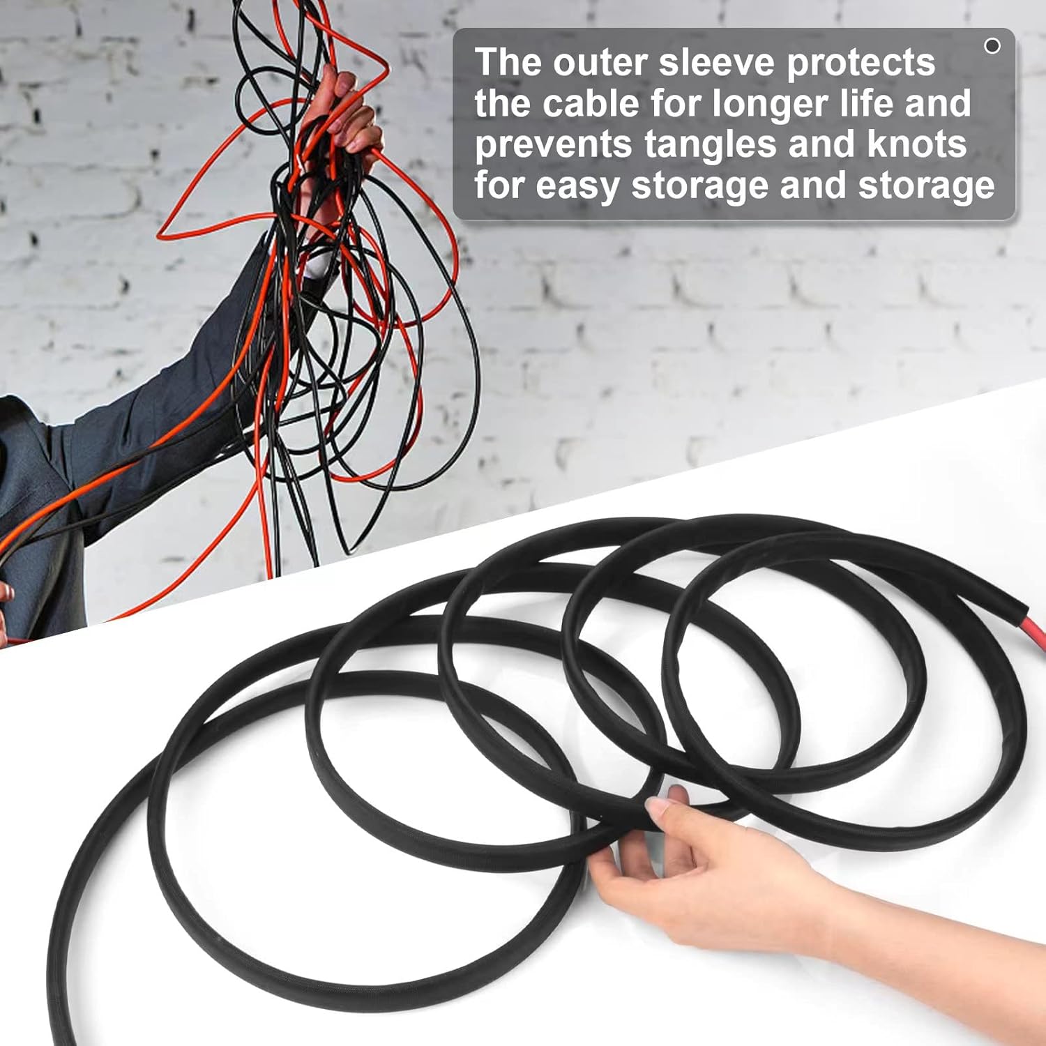 30FT 8AWG Solar Panel Extension Cable with Female & Male Connectors, Solar Cable for Solar Panels, Charge Controllers and Solar Generator (30FT)