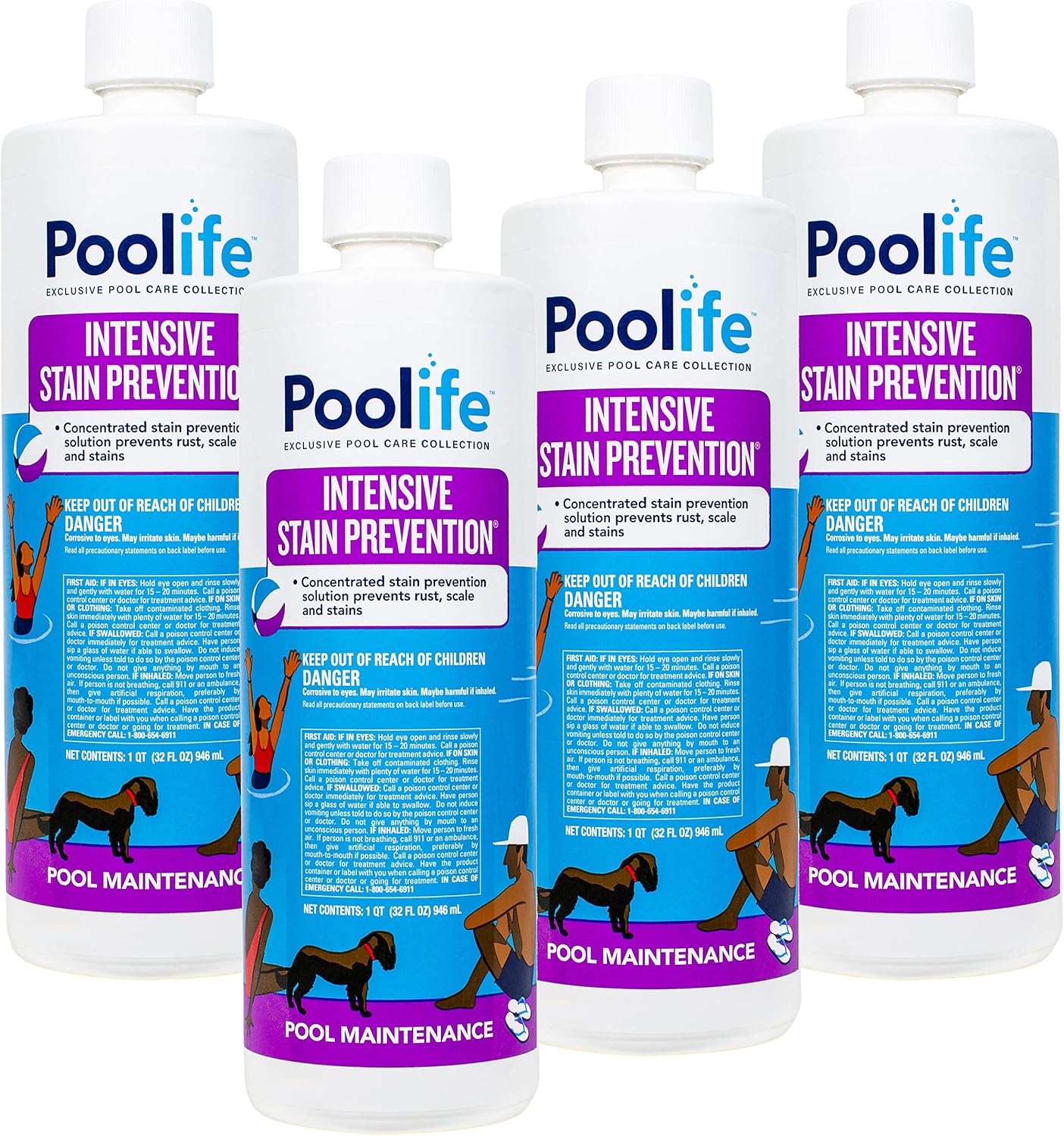 poolife Intensive Stain Prevention (1 qt) (4 Pack)