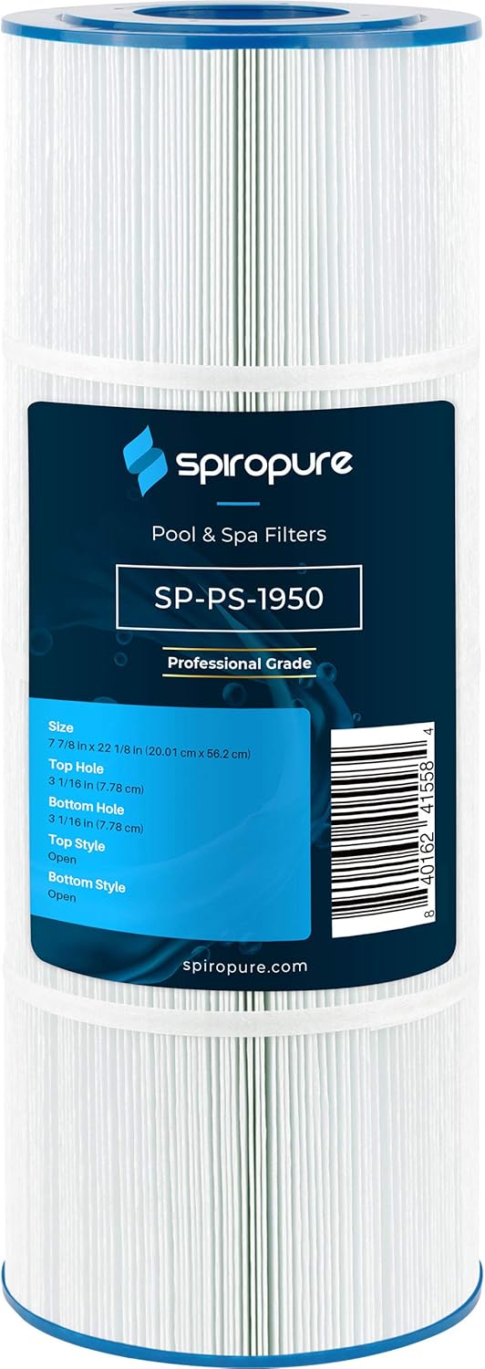 SpiroPure Replacement for Pleatco PFAB100 Unicel C-7699 Filbur FC-1950 Hot Tub Spa Pool Filter Replacement Cartridge
