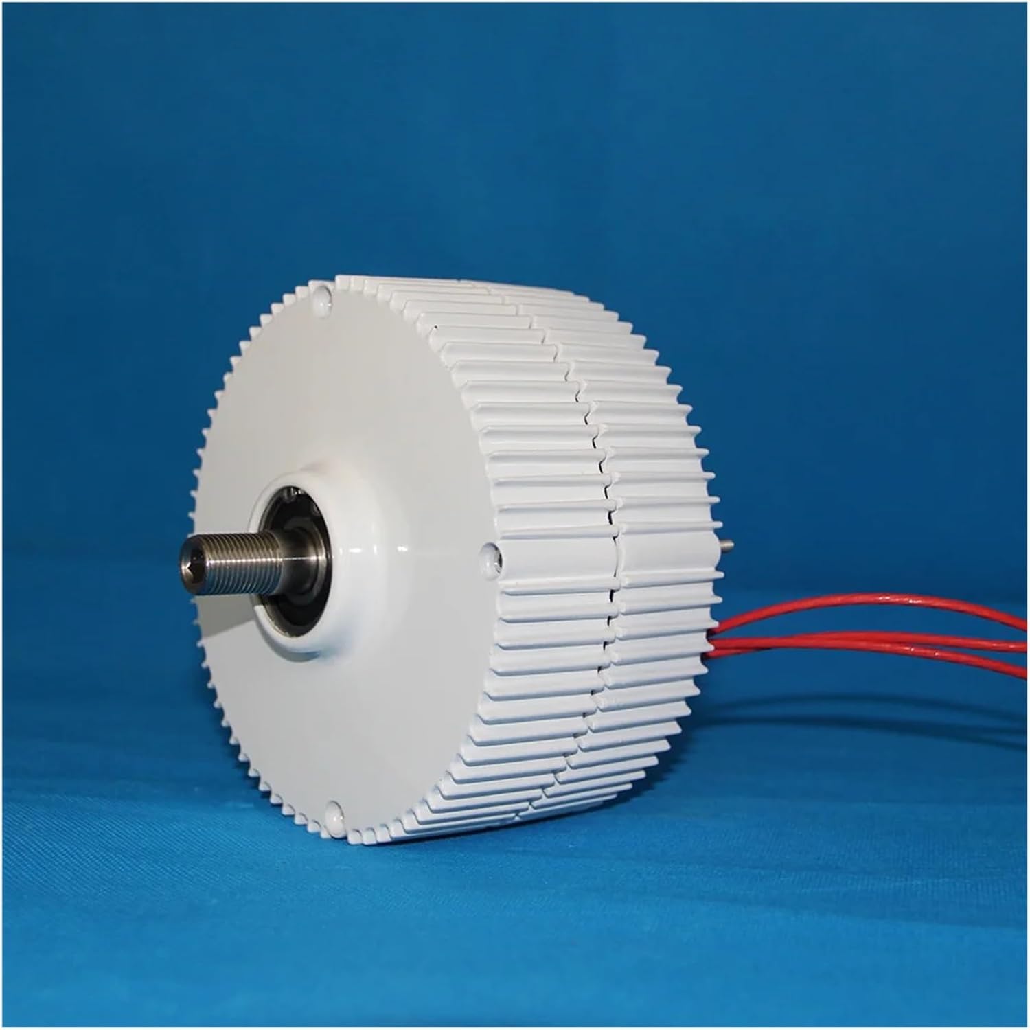 Low Speed 1000W 12V 24V 48V Gearless Permanent Magnet Wind Turbine Generator Use for House Farm Factory Low Starting Speed for Home(with Base,48V)