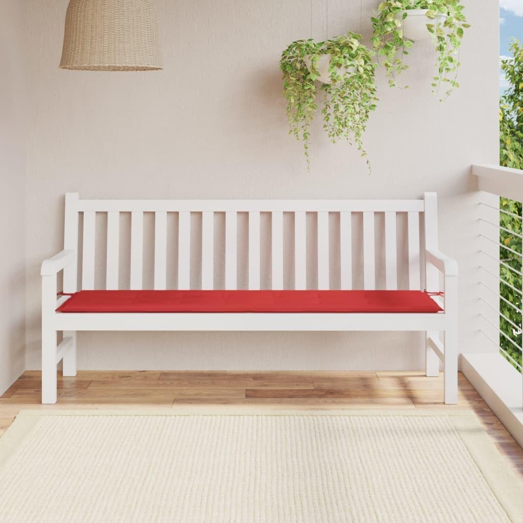 Garden Bench Cushion Red 70.9