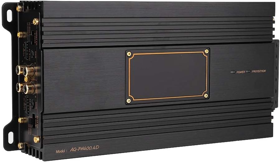 Car Amplifier, Audio Power Amp Module for Vehicle Stereo Sound System, Car Stereo Power Amplifier Unit, Automobile Audio Booster, Replacement Amplifier Board for Speakers