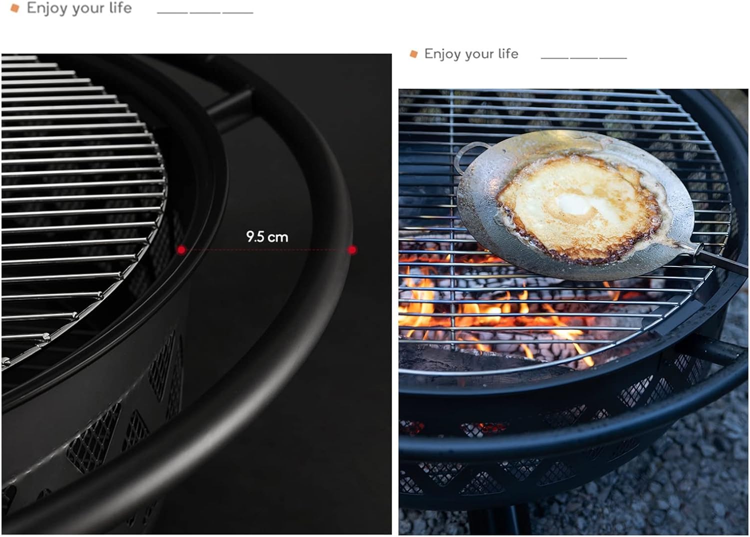 Barbecue Stove Fire Pits Table Garden Barbecue Table Barbecue Grill Domestic Firewood Basin Winter Heating Outdoor Charcoal Stove Charcoal Grill Bonfire Basin BBQ Hibachi Fireplace