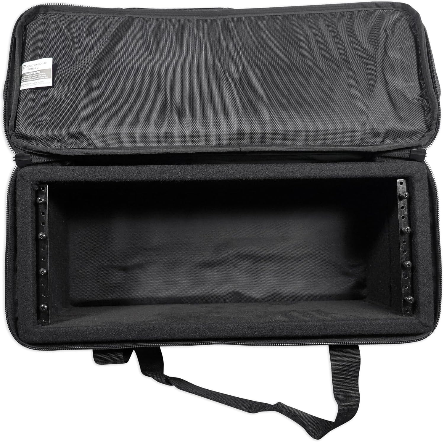 Rockville ROCKFORCE Bundle: 384 Channel DMX Light/Fog Controller with MIDI Control, RRB40 4U Rack Bag with 12