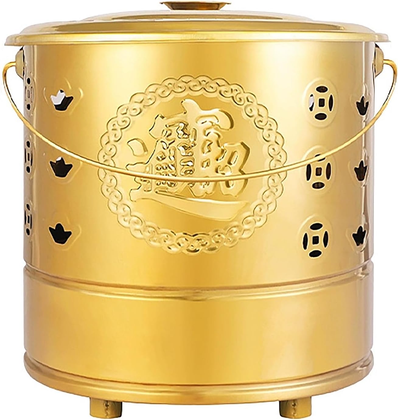 Burn Barrel, Fire Pit, Burn Cage, Backyard Fire Pit, Incinerator, Burn Barrel for Yard Waste, for Wood Rubbish Leaves Burning (Size : Medium) (One Color Small)