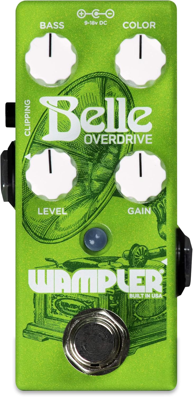 Wampler Moxie Overdrive Pedal, (WAMPLERMOXIE) & Belle Overdrive Pedal (B ELLE)