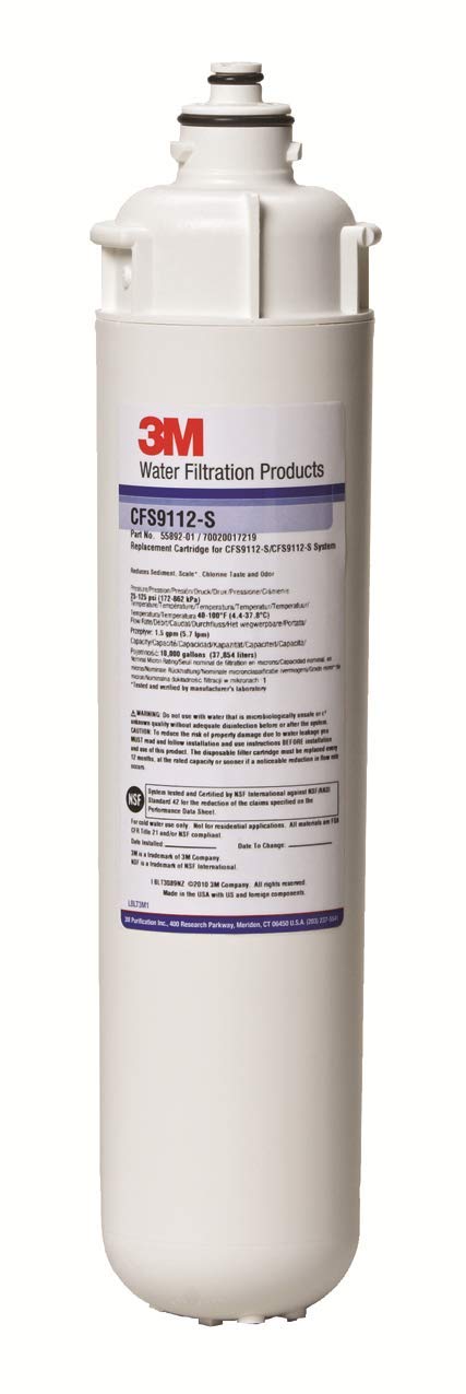 3M CFS9112-S 9000 Series Retrofit Cartridges - Standard Length, White